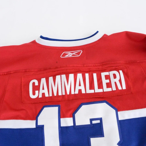 Vintage Reebok Nhl Montreal Canadiens #13 Cammalleri Red And Blue  Home Jersey - Picture 4 of 16